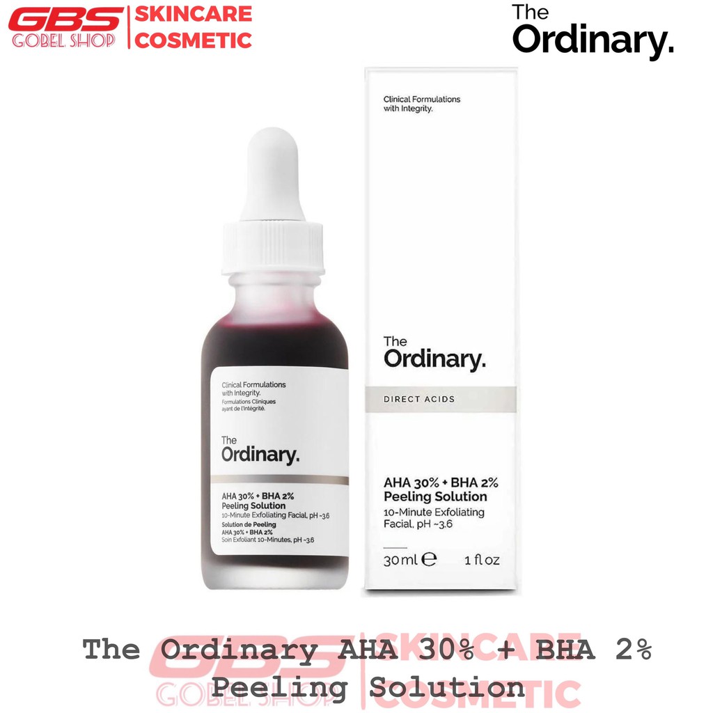Tinh Chất Tẩy Tế Bào Chết Hóa Học The Ordinary AHA 30% + BHA 2% Peeling Solution - The Ordinary 30ml