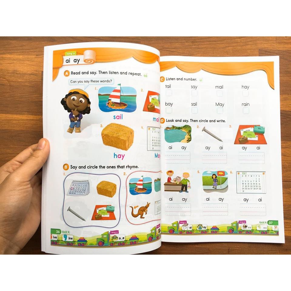 Combo bán lẻ - oxford Phonics world 12345 tặng mp3+video