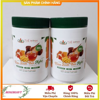 0,5kg Viên Tinh Bột Nghệ Mật Ong Tuệ Minh Hàng Chuẩn Xịn Bao Test (Mẫu Lọ Mới), có giấy VSATTP