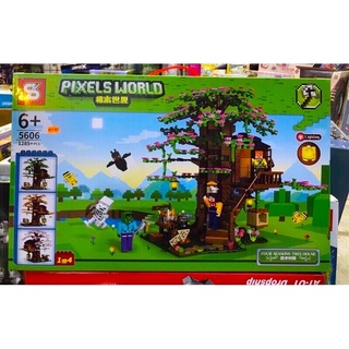 Lắp ráp mô hình minecraft - sy 5606