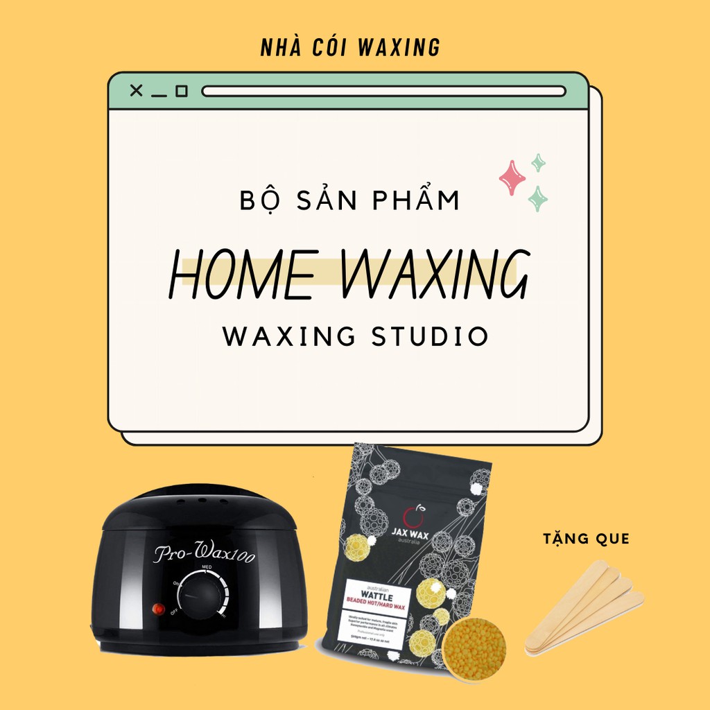 [SIÊU SALE] Bộ sản phẩm Waxing Home - Tẩy lông tại nhà Jax Wax Australia