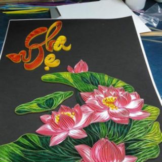 Combo phôi tranh quilling