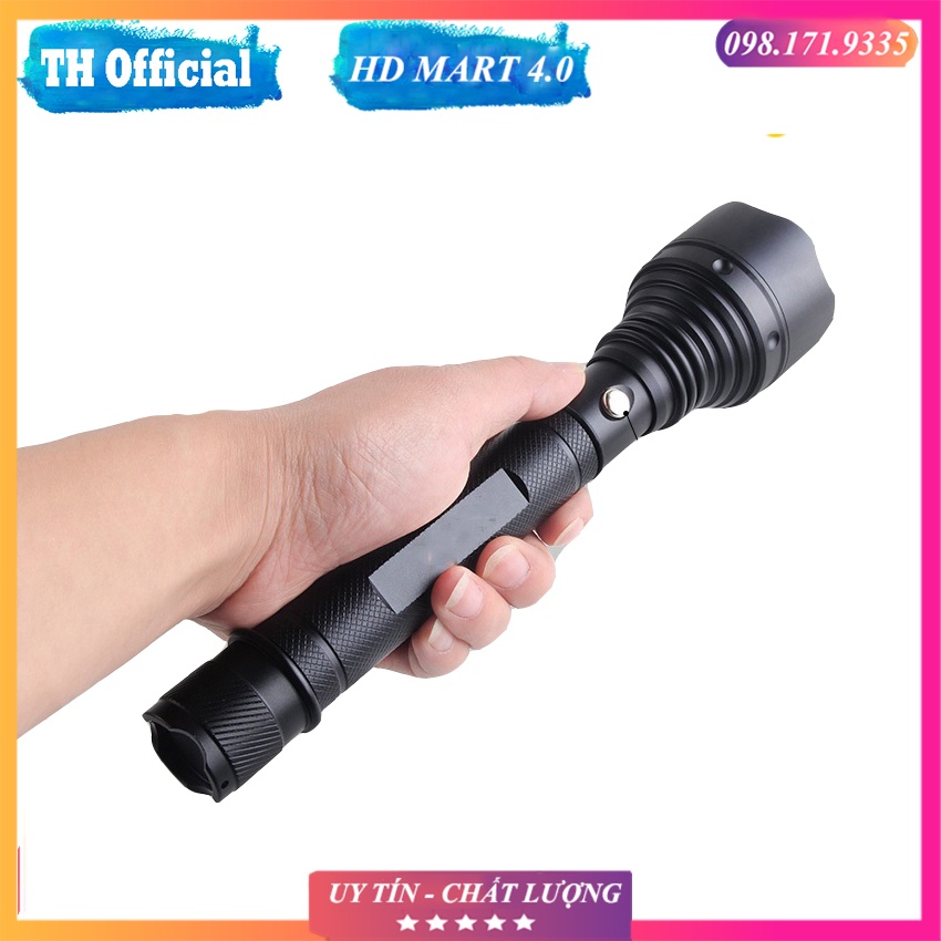 Đèn Pin Chiếu Siêu Sáng SEKA-Ultra Power LY S015, Đèn Chống Thấm Nước, Pin Cực Trâu, Chiếu Cực Xa Tới 500m