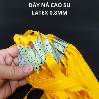Dây ná cao su - dây thun dẹt chính hãng latex 0.8mm
