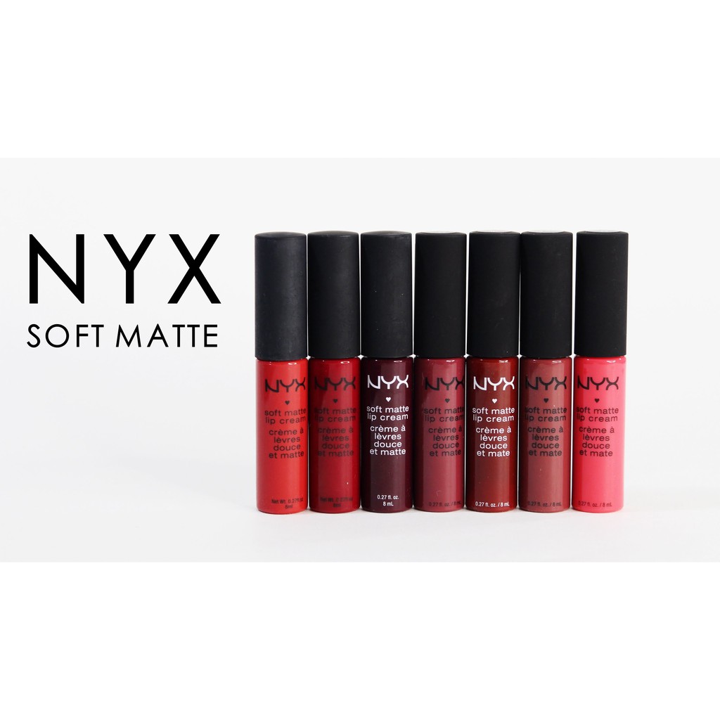 Son kem lì NYX Soft Matte Lip Cream - (25 màu)