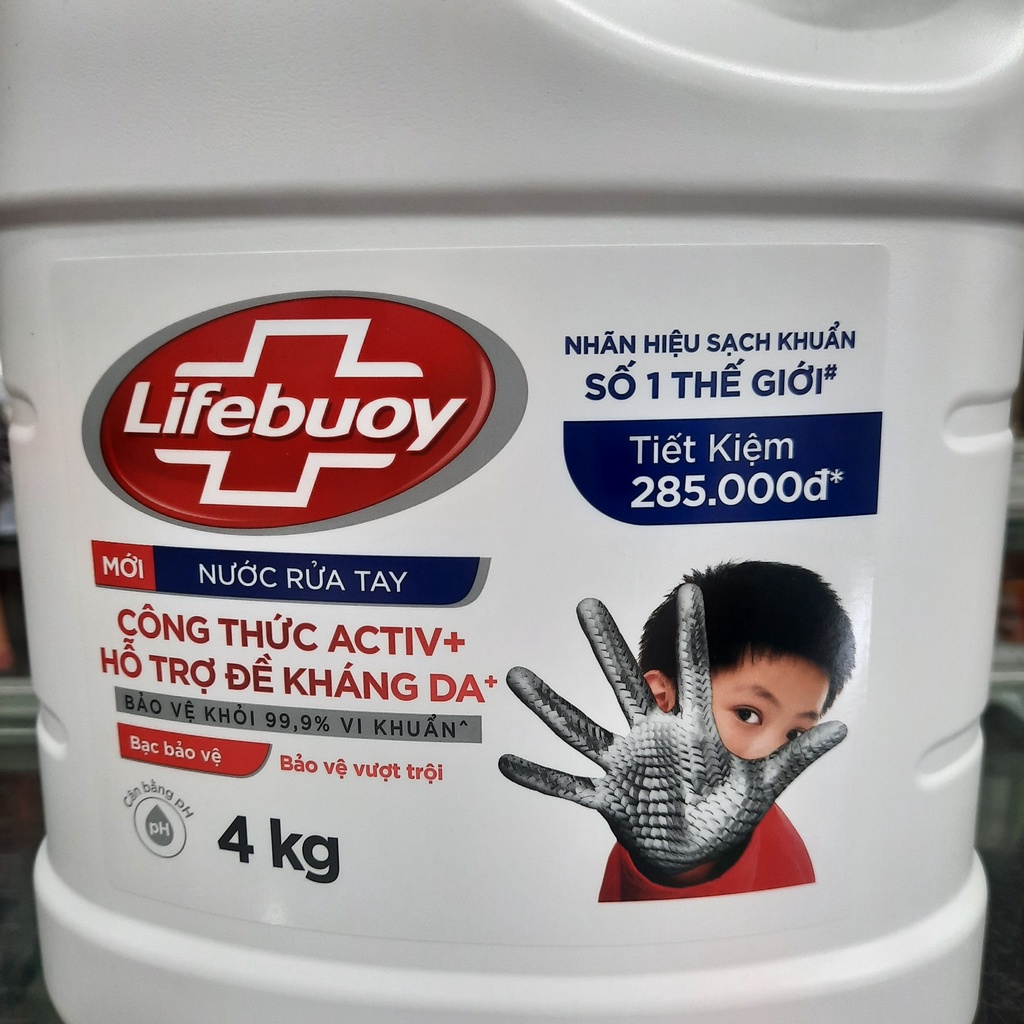 Nước rửa tay Lifebuoy can 4kg