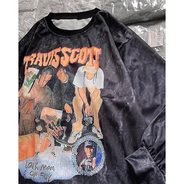 [ẢNH THẬT CẬN CHẤT ] ÁO SWEATER NỈ LOANG TRAVIS SCOTT UNISEX FORM RỘNG (ẢNH THẬT Ở CUỐI) | BigBuy360 - bigbuy360.vn