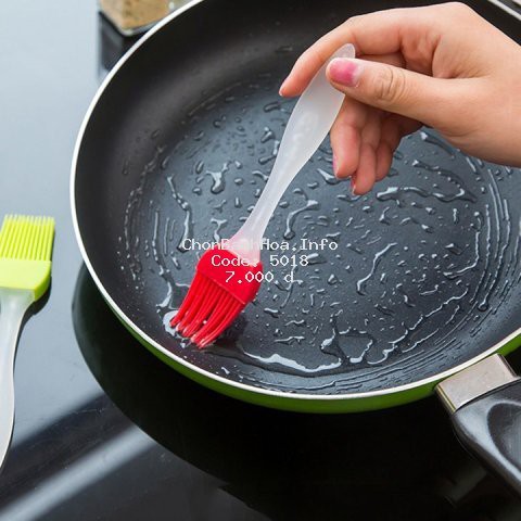 Cọ Chổi Phết Bơ Dầu, Quét Mặt Bánh Silicone Cán Nhựa