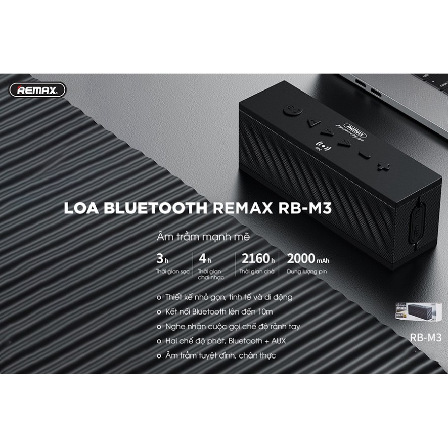 LOA BLUETOOTH REMAX RB-M3