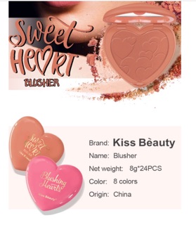 PHẤN MÁ HỒNG KISS BEAUTY (TRÁI TIM)
