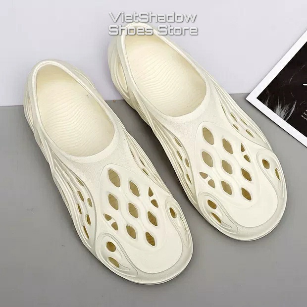 Giày nhựa nữ kiểu Yz Foam Runner chất liệu nhựa EVA siêu nhẹ mềm êm không thấm nước - Mã SP M071