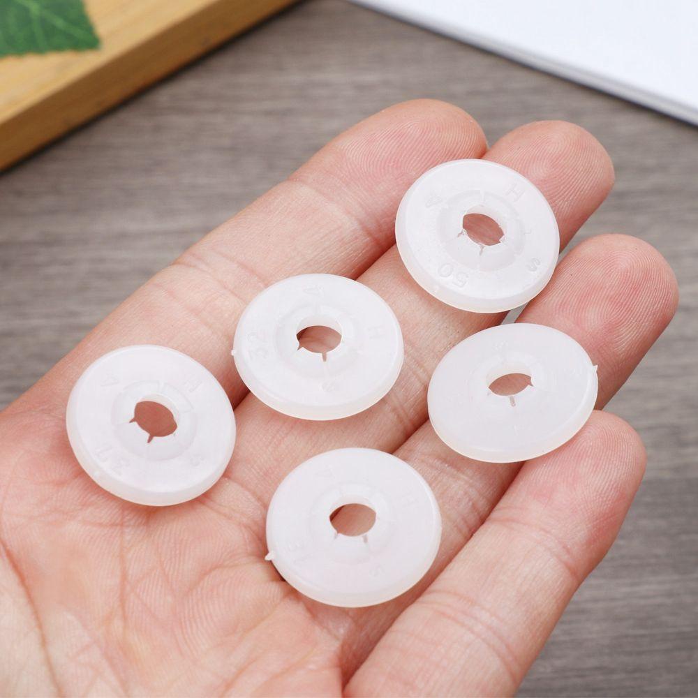 RAINBOW Túi 100 Vòng Đệm Tròn 12mm 13mm Cho Búp Bê