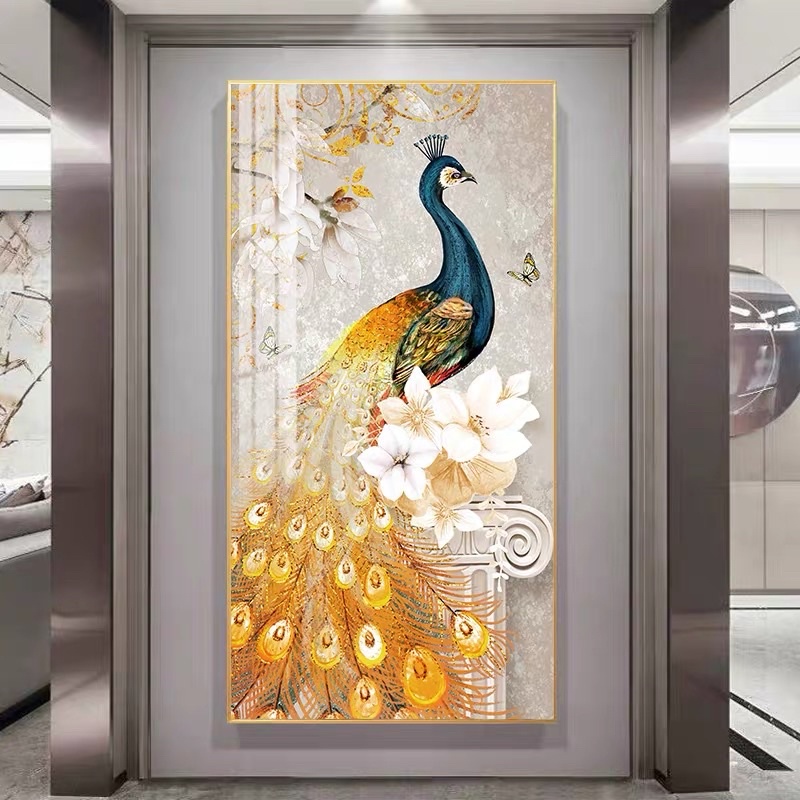 HS Tranh Phong Cảnh Treo Tường  Lối vào Cầu Thang Phòng Khách/ Ngủ/ Đại Sảnh Khách Sạn Hươu Nai Phú Quý