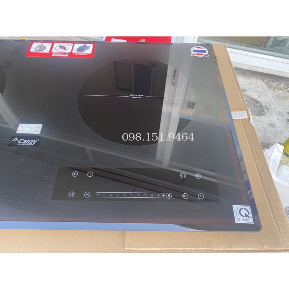 Bếp Từ Đôi Canzy 6868 Plus, Bếp điện từ Inverter Thái Lan bảo hành 3 năm chính hãng Hàng chính hãng