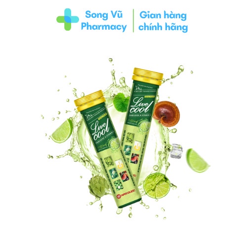 Bột sủi thanh nhiệt Livecool - Thanh nhiệt, mát gan, giải độc
