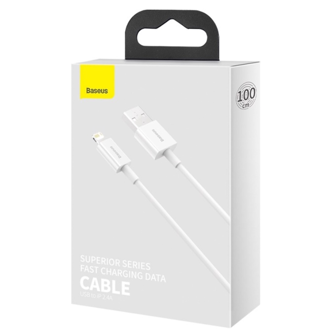 [BH 12 Tháng] Cáp sạc LN Baseus Superior Series Fast Charging Data Cable(2.4A, 480Mbps, Fast charge, ABS/ TPE Cable)