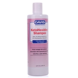 Sữa tắm trị viêm da, kích ứng, nhiễm trùng da CHÓ MÈO - Davis Ketohexidine Shampoo