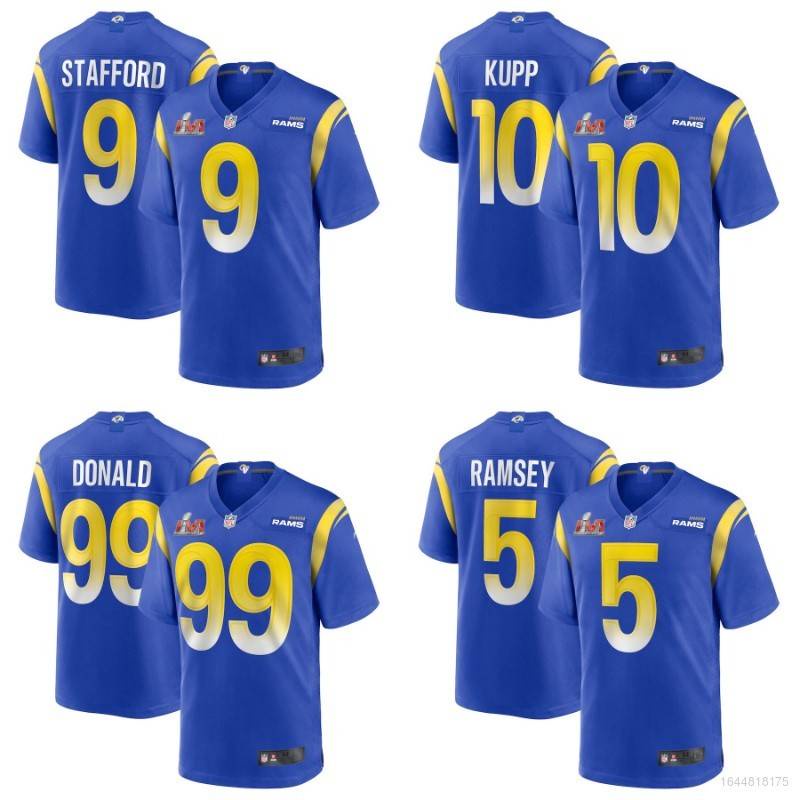 Áo Thun Bóng Đá Siêu Hot Kiểu LVI Los Angeles Rams NFL