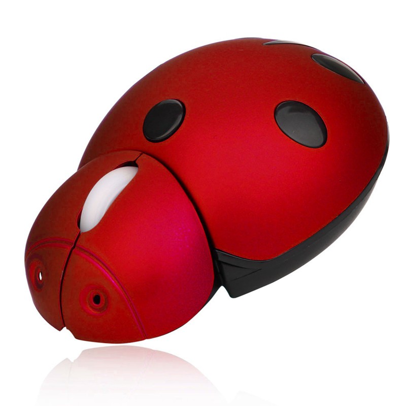 Bán 2.4Ghz Beetle Wireless Usb Gaming Mouse Cute Animal Computer Mouse