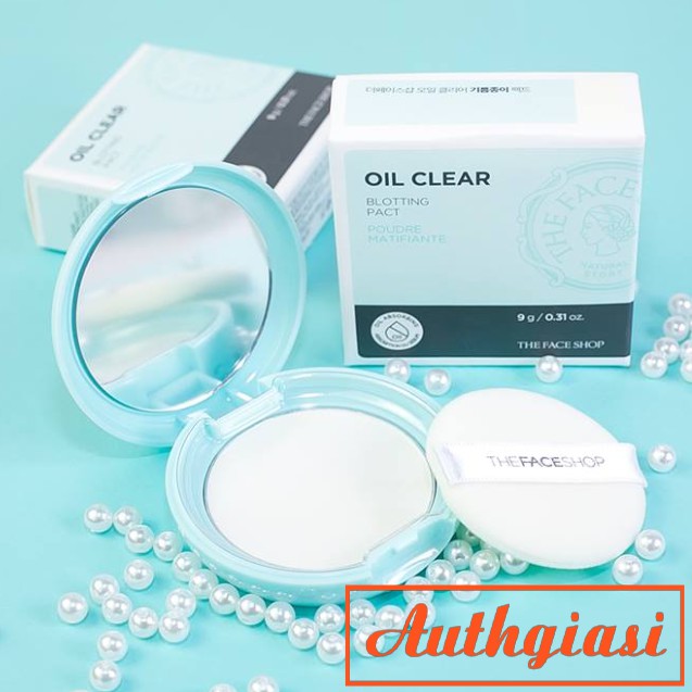 Phấn phủ nén TFS Oil Clear Smooth Bright Blotting Pact SPF30/PA++ trang điểm kiềm dầu 9g | BigBuy360 - bigbuy360.vn