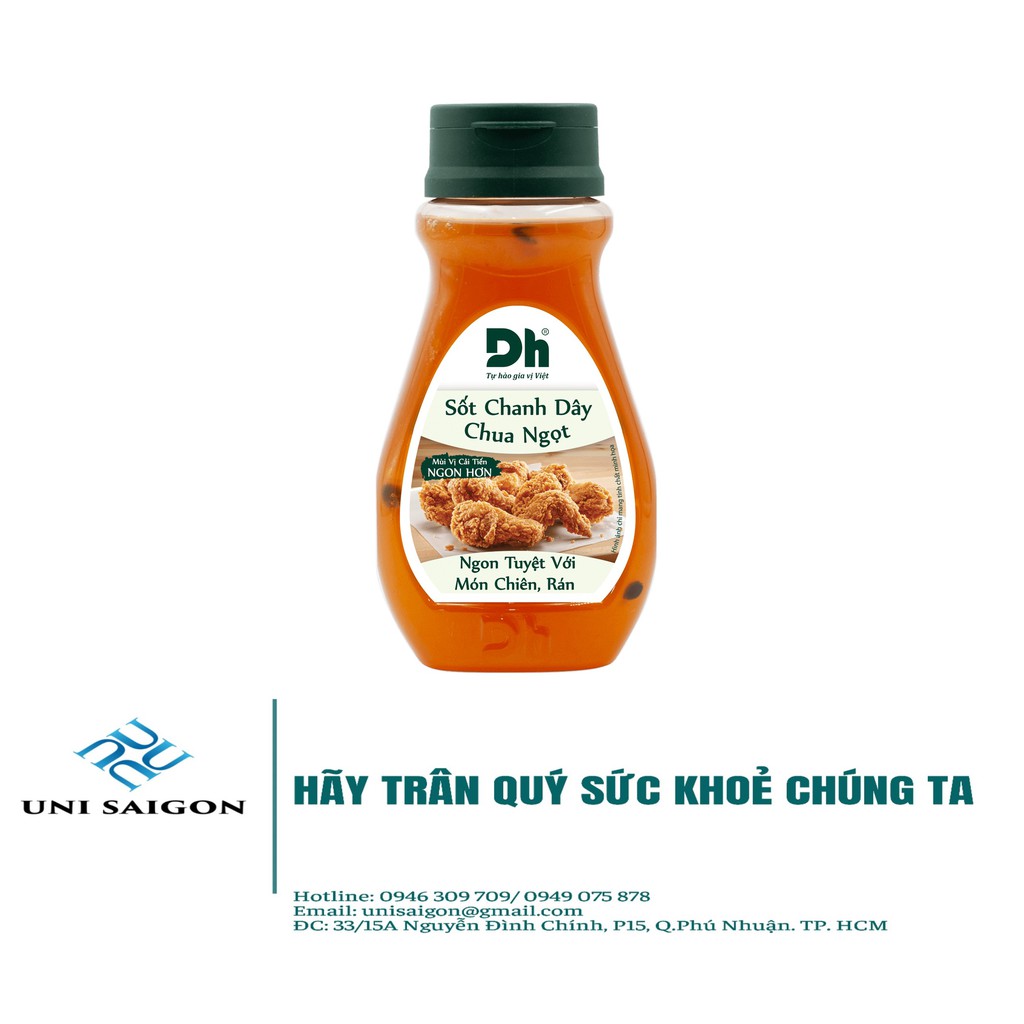 Sốt Chanh Dây Chua Ngọt - Thương hiệu DH Foods
