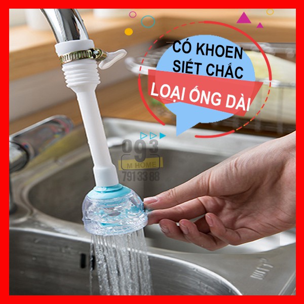 Vòi Nước Tăng Áp Bồn Rửa Chén Loại Dài 170 mm Vòi Sen Vòi Nước