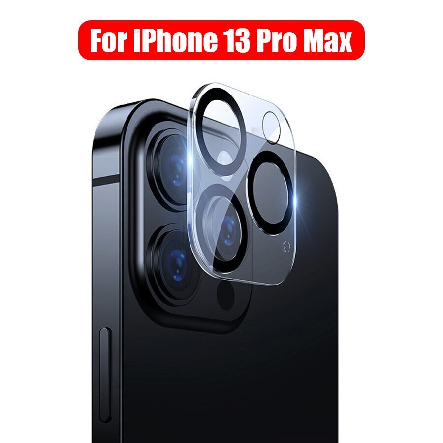 Kính cường lực 3D bảo vệ camera sau thích hợp cho iPhone 13 12 11 Pro Max Mini iPhone11