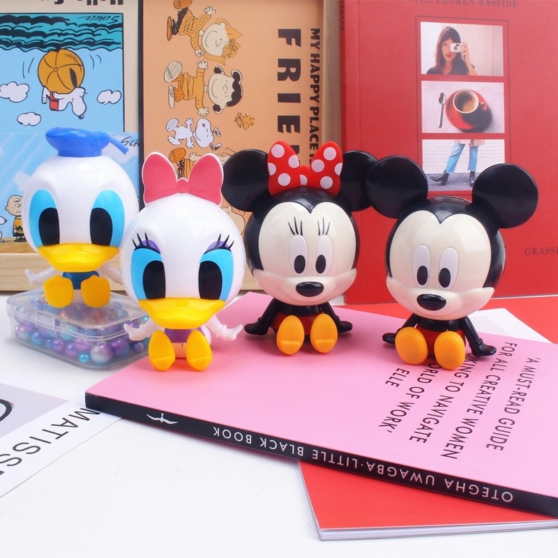 Hoạt Hình Que Cắm Trang Trí Bánh Kem Hình Chuột Mickey Minnie Dễ Thương