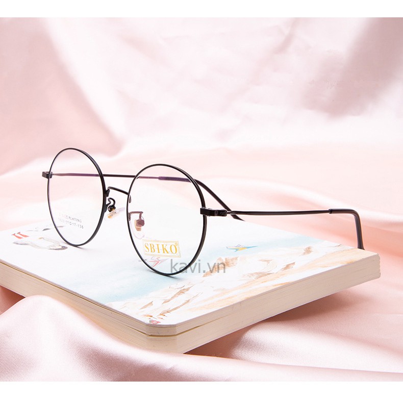 Mắt kính thời trang tròn xoe Nobita tinh tế - gọng kính giả cận nữ oval sang chảnh