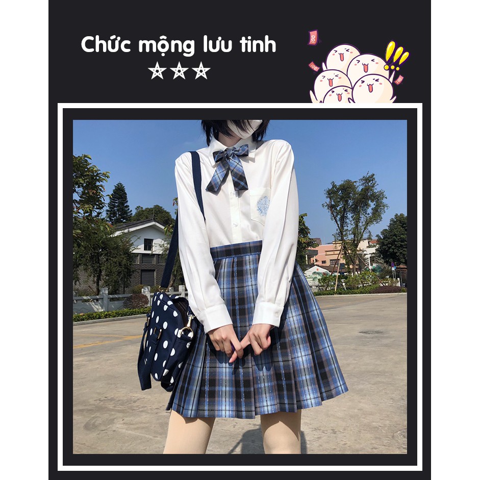 [Sẵn & Order] [Chính hãng] [Bảo Ni Bối Cách] Chân váy đồng phục Seifuku/JK - Chức Mộng Lưu Tinh | BigBuy360 - bigbuy360.vn