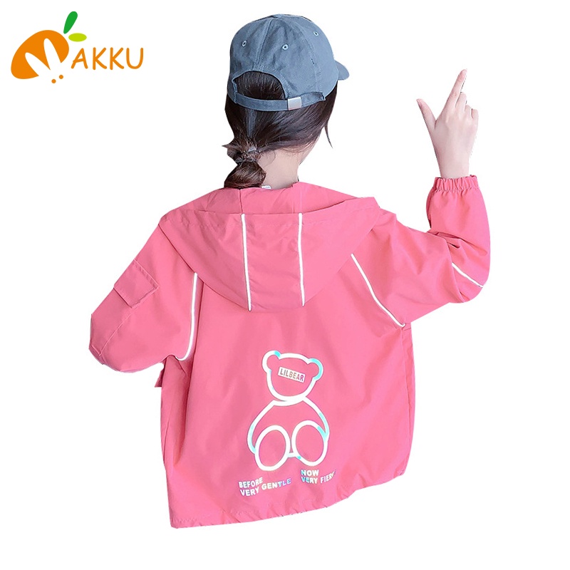 Áo Khoác Bóng Chày Phong Cách Hàn Quốc Xinh Xắn Cho Bé Gái