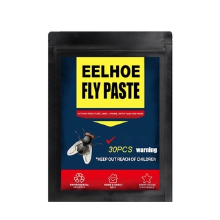 Gói 30 miếng keo dán ruồi EELHOE FLY PASTE, miếng  bẫy ruồi