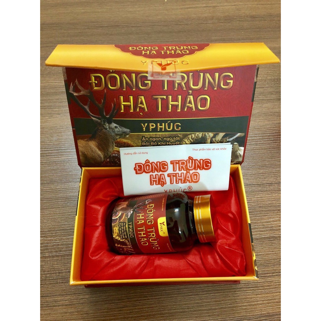 Đông Trùng Hạ Thảo Yphuc giúp bồi bổ khí huyết, tăng cường sức đề kháng, phục hồi cơ thể giúp ăn ngon ngủ tốt
