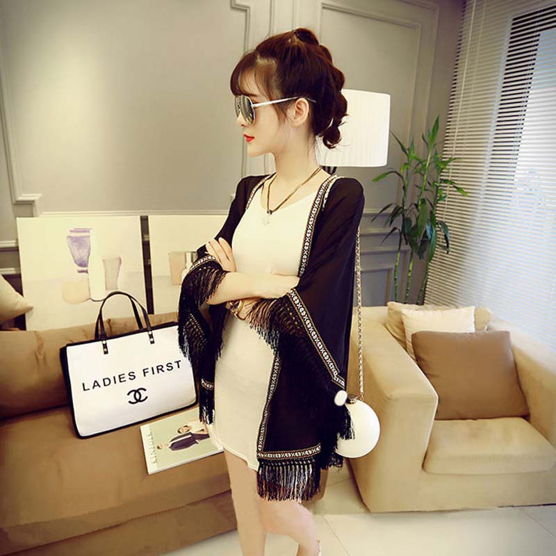 FREESHIP ĐƠN 99K_ Áo khoác cardigan trang trí tua rua xinh xắn cho nữ | BigBuy360 - bigbuy360.vn