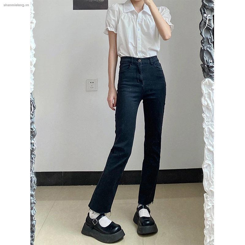 Quần Jean Đen Ống Đứng Lưng Cao Co Giãn Thời Trang Cho Nữ 2021 | BigBuy360 - bigbuy360.vn