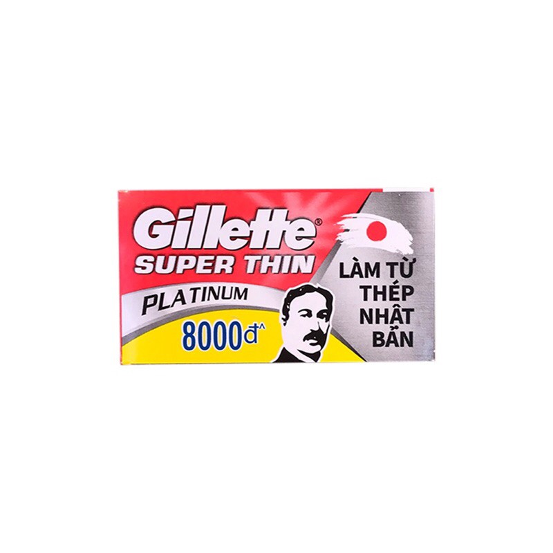 HỘP 10 LƯỠI DAO LAM GILLETTE SUPER THIN/ DAO LAM/ LƯỠI LAM