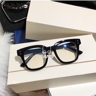  【Replaceable lens】COD (San9)Mắt Kính Gọng Vuông Chữ V Thời Trang