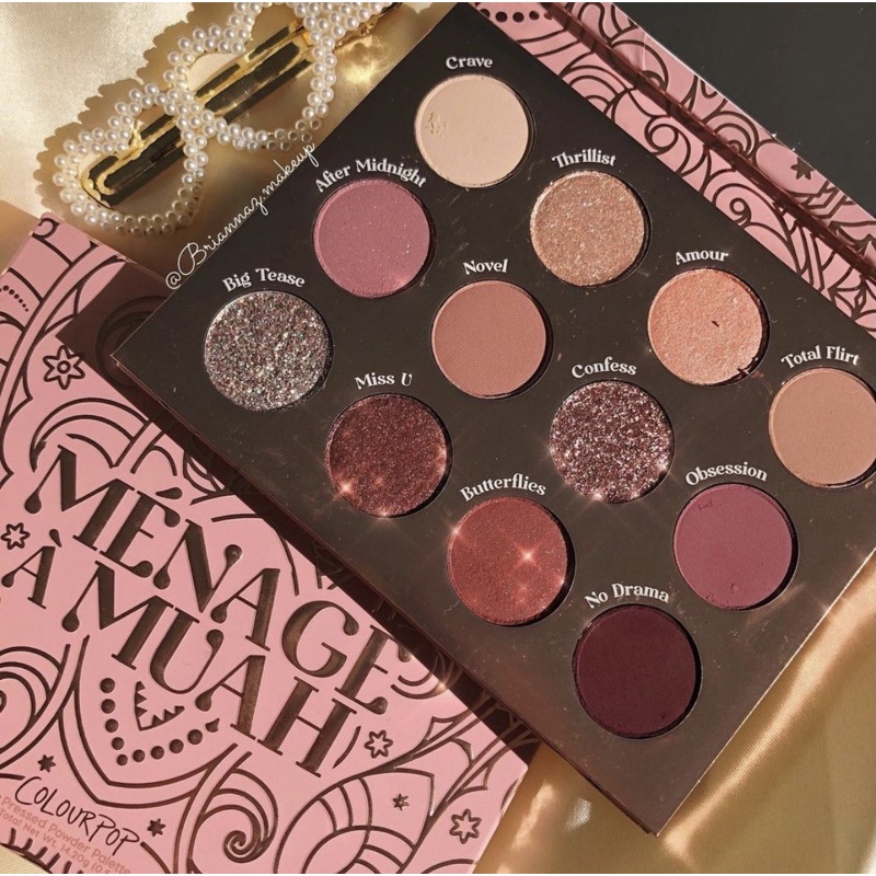 Bảng màu mắt Colourpop MENAGE