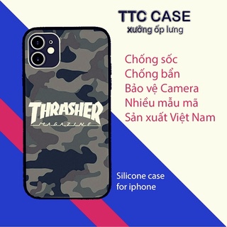Ốp lưng thrasher bape iphone 6-13 ttc case suppod00038