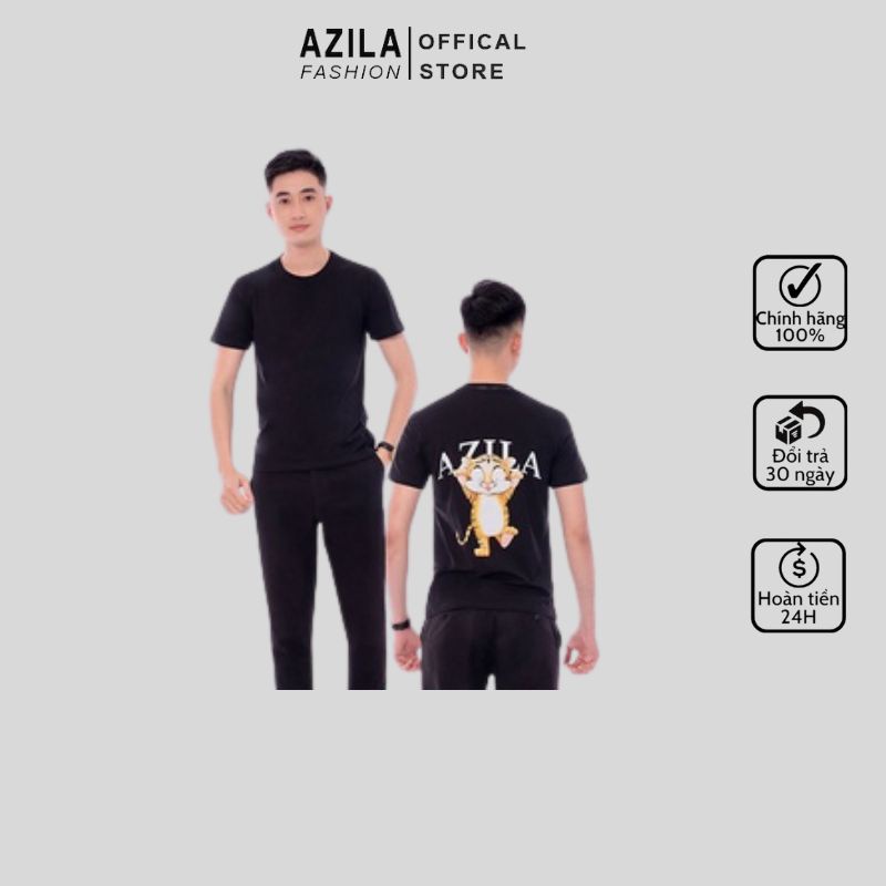 Áo thun nam TIGER Chất Liệu Cotton 100% Thoáng Mát thương hiệu AZILA