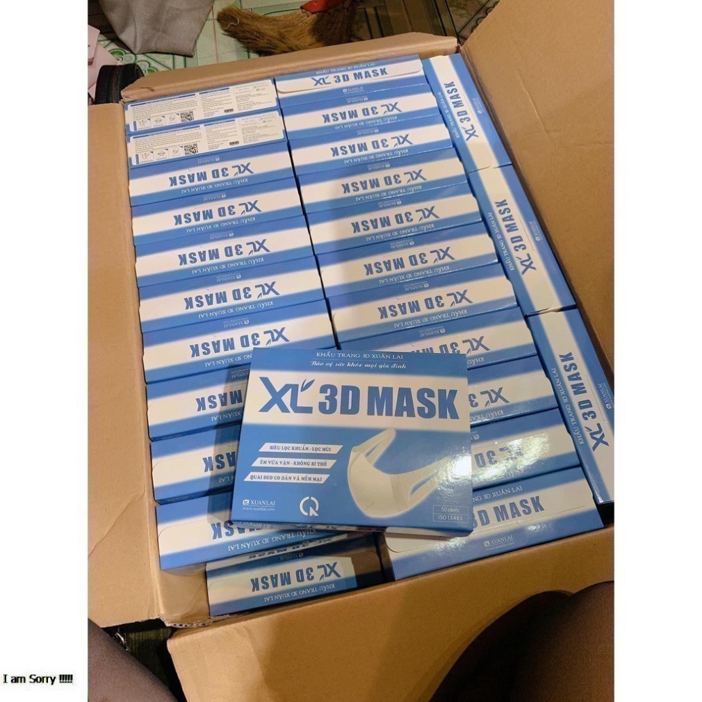 Hộp 50 chiếc Khẩu Trang 3D Mask XL Xuân Lai