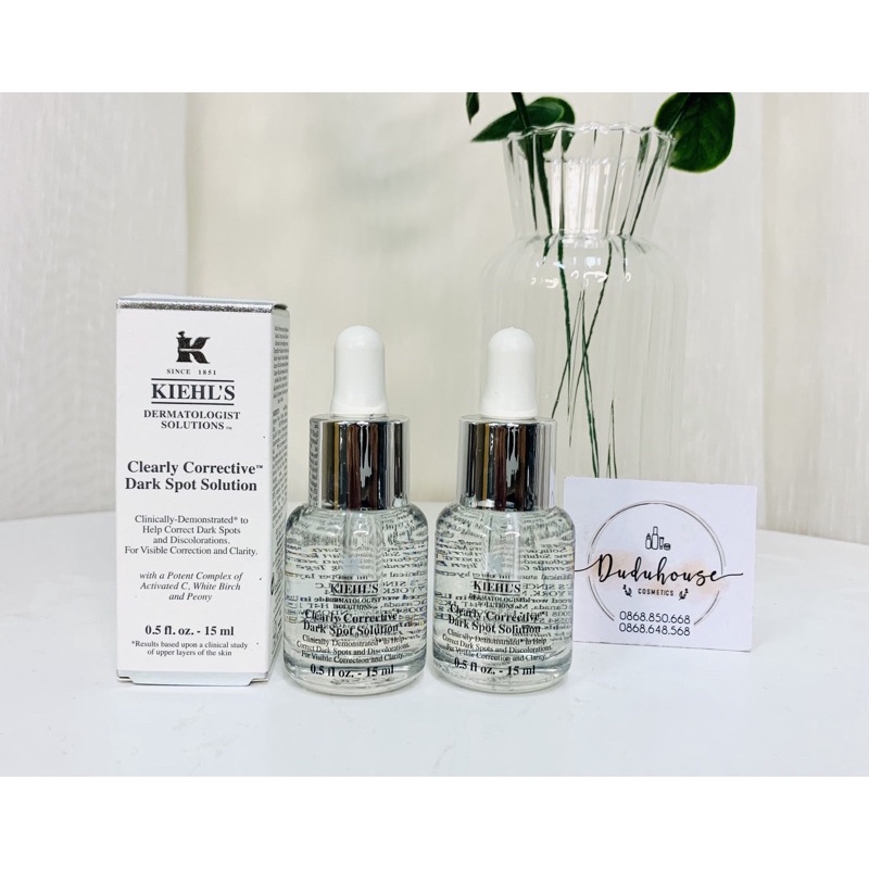 SERUM Giảm Thâm Nám Kiehl's Clearly Corrective Dark Spot Solution 4ml/15ml