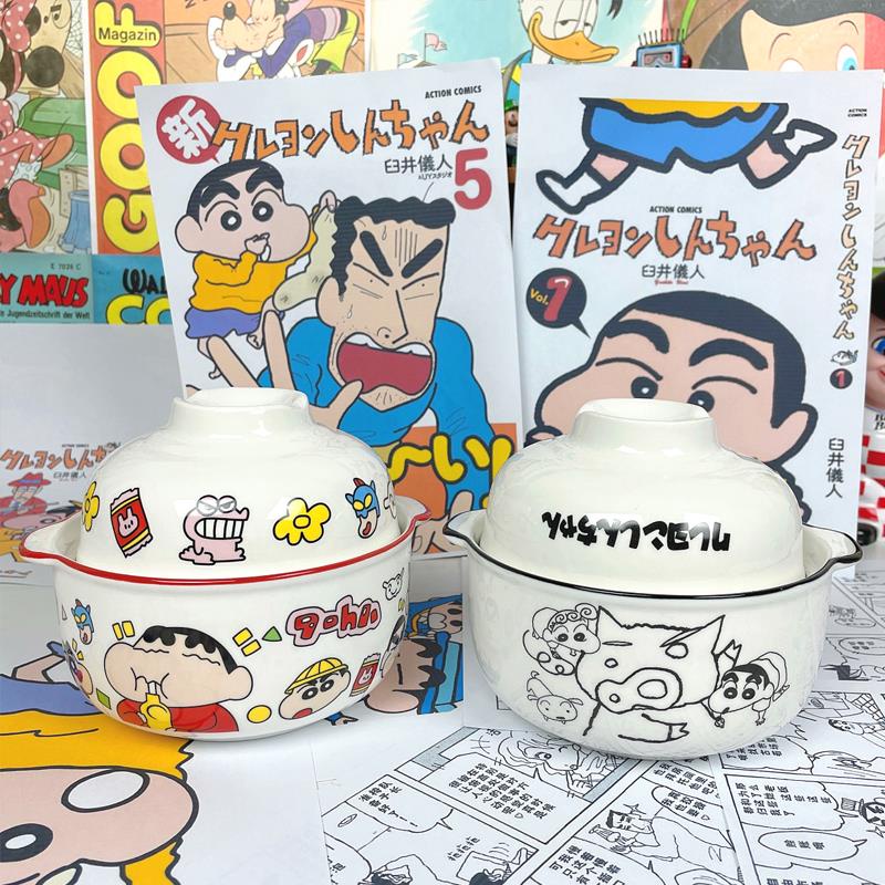 Tô ăn mì phong cách cậu bé bút chì Shin-chan phong cách Nhật Bản