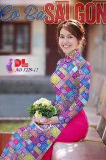 Vải áo dài lụa nhật. 250k/áo; 350k/bộ
