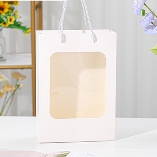 Hộp đựng bánh kẹo tết 6 ngăn trắng 2021