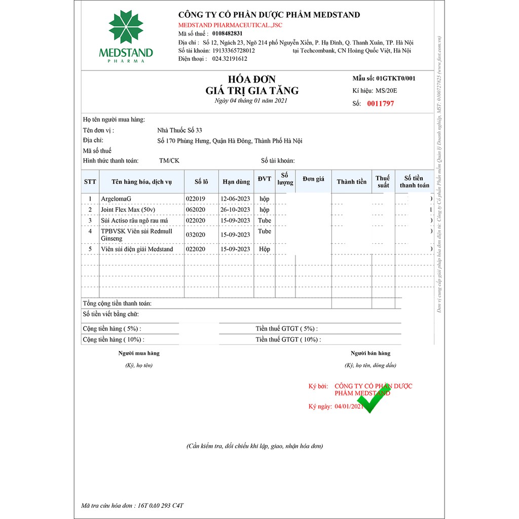 Viên sủi Medstand Remull GinSeng lọ 20 viên - Viên sủi vị sâm bồi bổ cơ thể | Thế Giới Skin Care