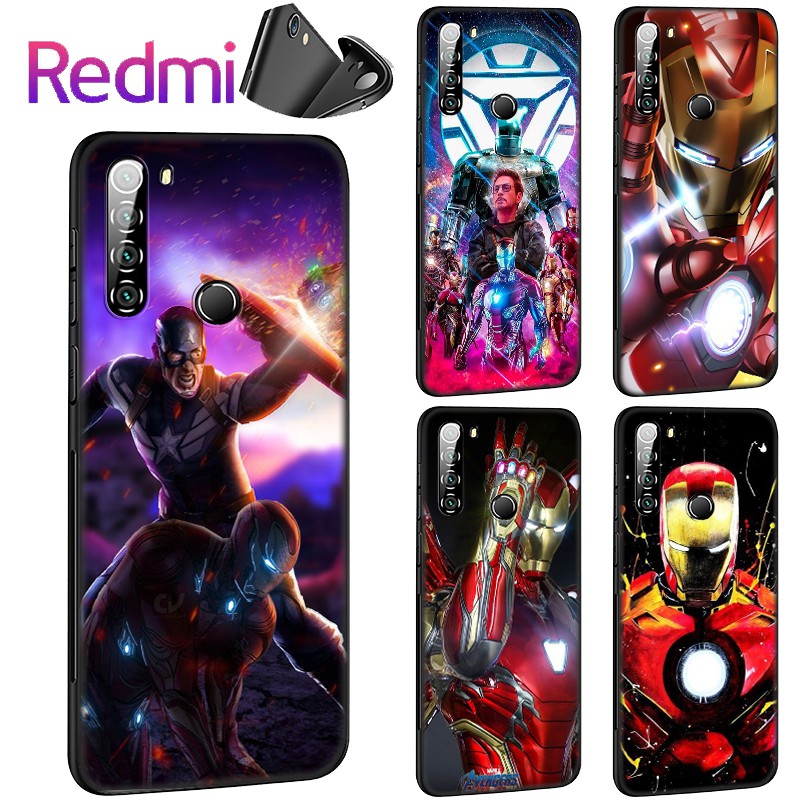 Ốp điện thoại mềm hình Iron Man Marvel cho Xiaomi Redmi 4A 4X 5 5A 6 6A Pro 7 7A Plus Pro SH135