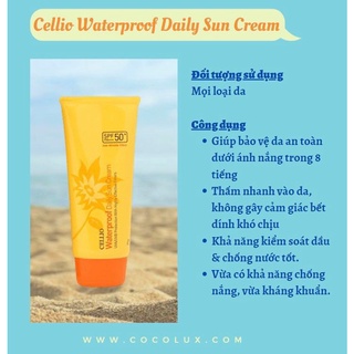 KEM CHỐNG NẮNG Cellio SPF 50PA
