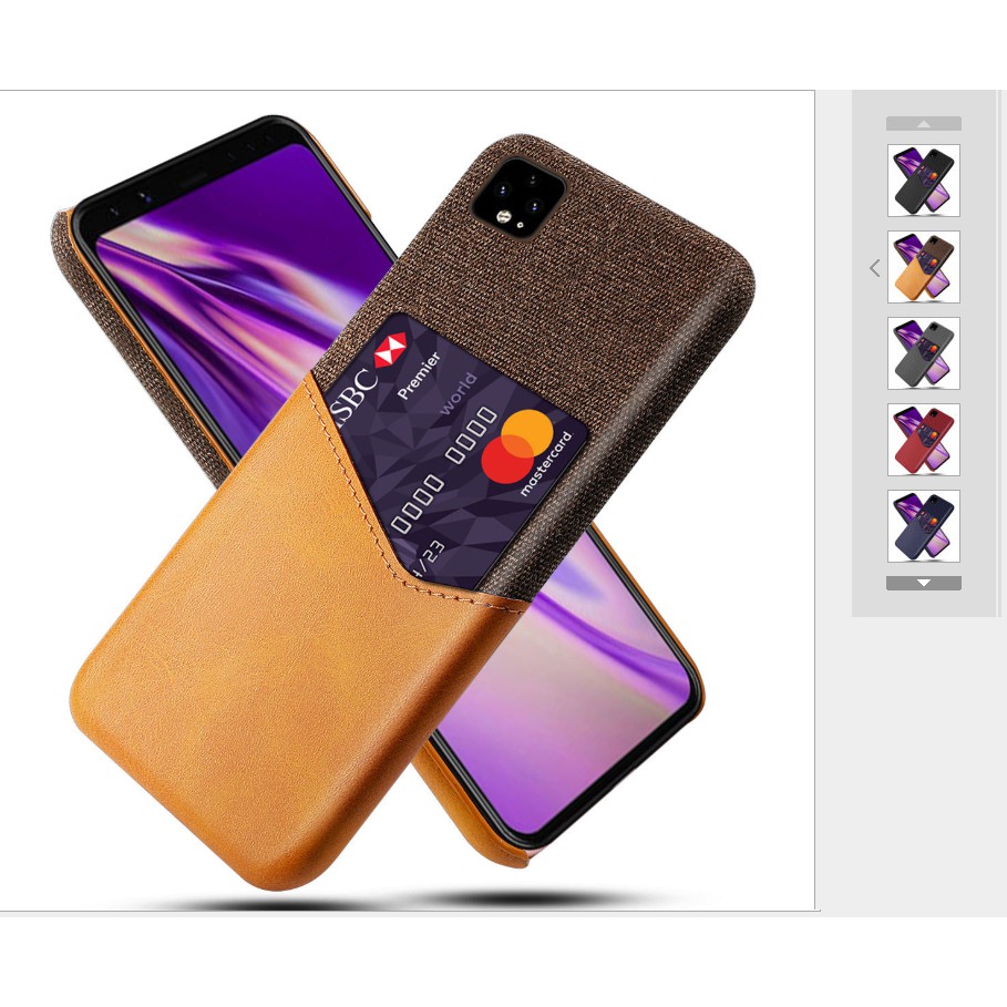 Ốp lưng điện thoại di động Google pixel 3, 3xl, 4, 4XL sáng tạo chống rơi phù hợp với tay áo bảo vệ thẻ đơn vải