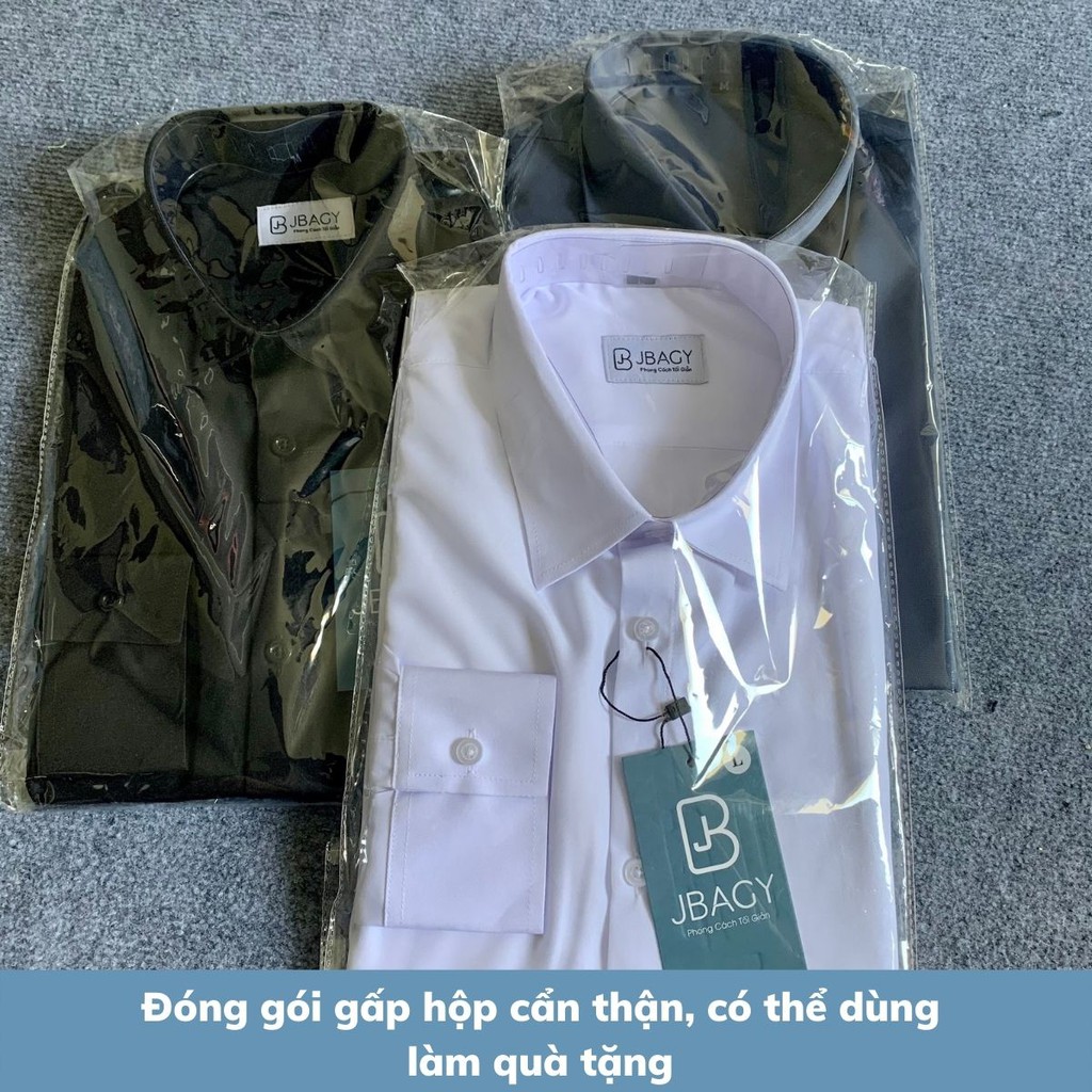 Áo sơ mi nam form rộng vải lụa trắng, đen, xanh pastel Premium phong cách Unisex- JBS01 | BigBuy360 - bigbuy360.vn